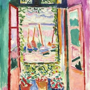 Henri Matisse - The Open Window 1905 Print Poster