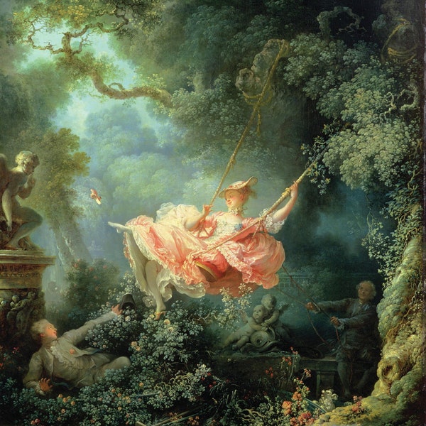 Jean-Honore Fragonard - The Swing Digital Download