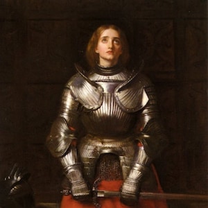 John Everett Millais - Joan Of Arc (1865) Print Poster