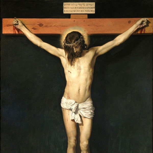 Crucifixion Painting By Diego Velazquez Print Poster