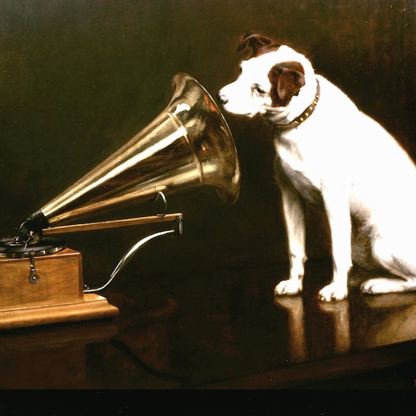 His Master's Voice - Nipper Jack Russell Terrier By Francis Barraud Print Poster