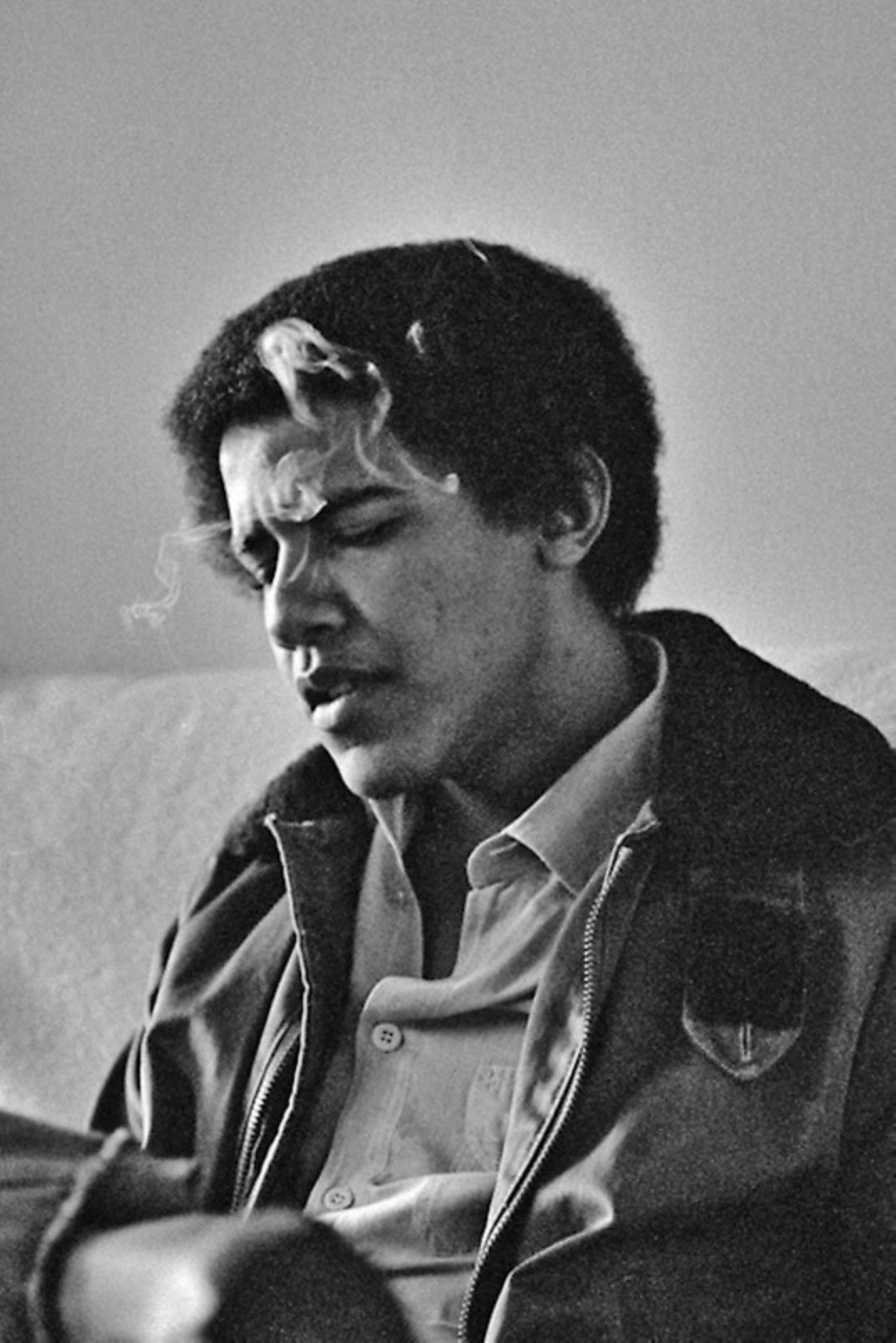 Joven Barack Obama fumando marihuana Póster impreso - Etsy España