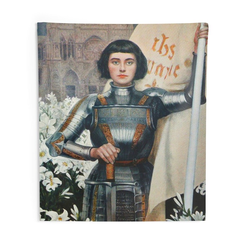Joan of Arc by Jeanne D'arc Wall Tapestry Etsy