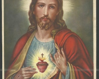 The Most Sacred Heart Of Jesus Print Poster