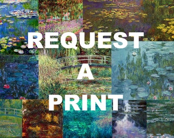 Request A Print - I Will Personalize A Print For You With Any Image Or Artwork Of Your Choice