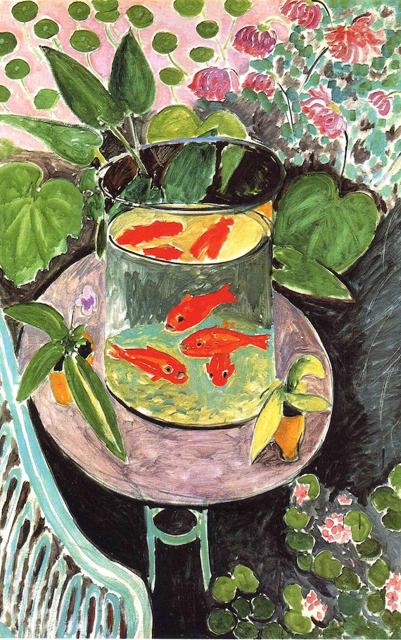 金魚鉢MATISSE 大型ポスターアンリ・マティスHenri 金魚