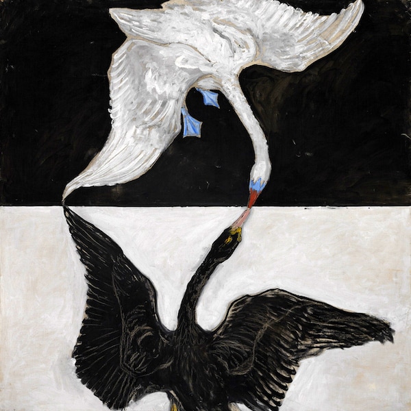 The Swan No. 1 by Hilma Af Klint Print Poster