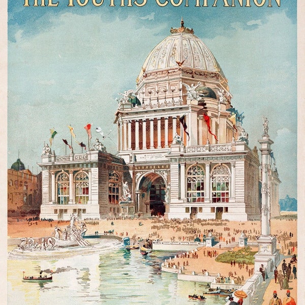 The Youth's Companion : Chicago World's Fair Cover (1893) Print Poster