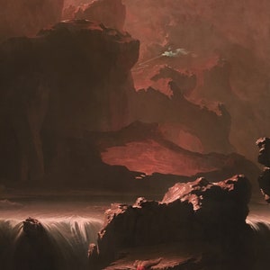 Sadak In Search Of The Waters Of Oblivion - John Martin 1812 Print Poster