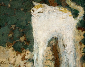 The White Cat - Pierre Bonnard Print Poster