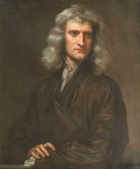 Bonhams : NEWTON (ISAAC) Portrait of Sir Isaac Newton
