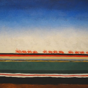 The Red Cavalry By Kazimir Malevich Print Poster