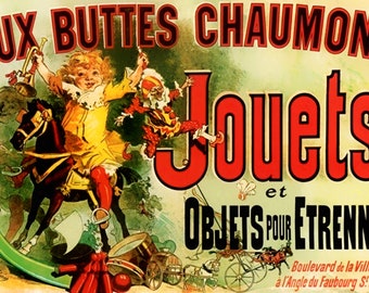 Aux Buttes Chaumont Jouets Vintage Digital Download