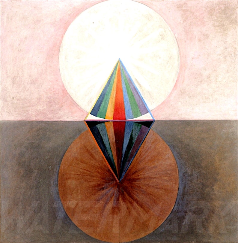 Hilma Af Klint The Swan No 12 Restored Digital Download Etsy