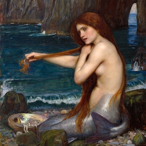 John William Waterhouse - Mermaid Print Poster