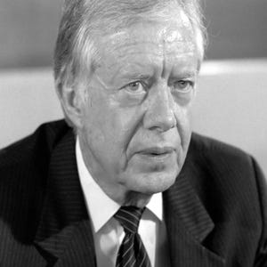 Jimmy Carter Ex Presidente Ritratto Stampa Poster