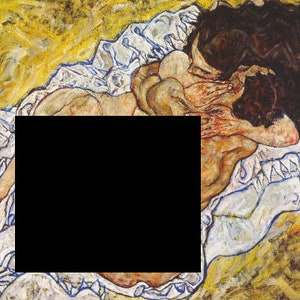 The Embrace Egon Schiele Print Poster