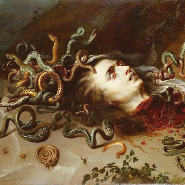 Rubens Medusa Head Etsy