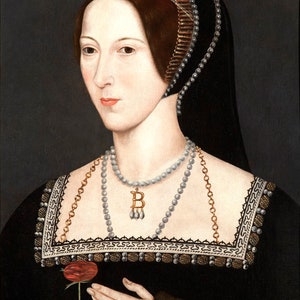 Anne Boleyn Portrait Print Poster