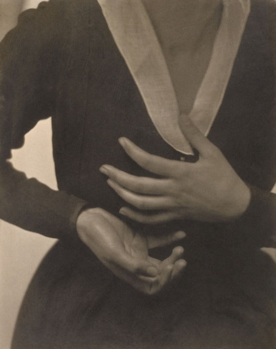 Alfred Stieglitz O'keeffe Hands 1917 Print Etsy