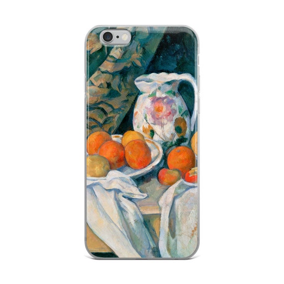 Paul Cezanne Still Life With Curtain And Flowered Pitcher I Etsy