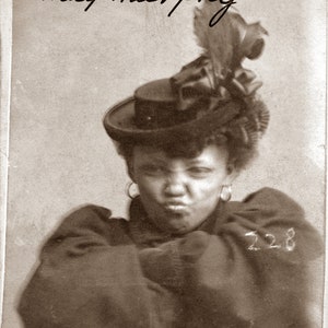 Goldie Williams Mugshot 1898 Print Poster