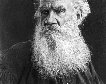 Leo Tolstoy Portrait Print Poster