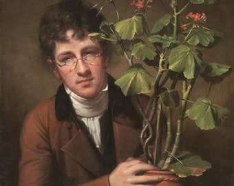 Rembrandt Peale Rubens Peale With A Geranium 1801 Print Poster