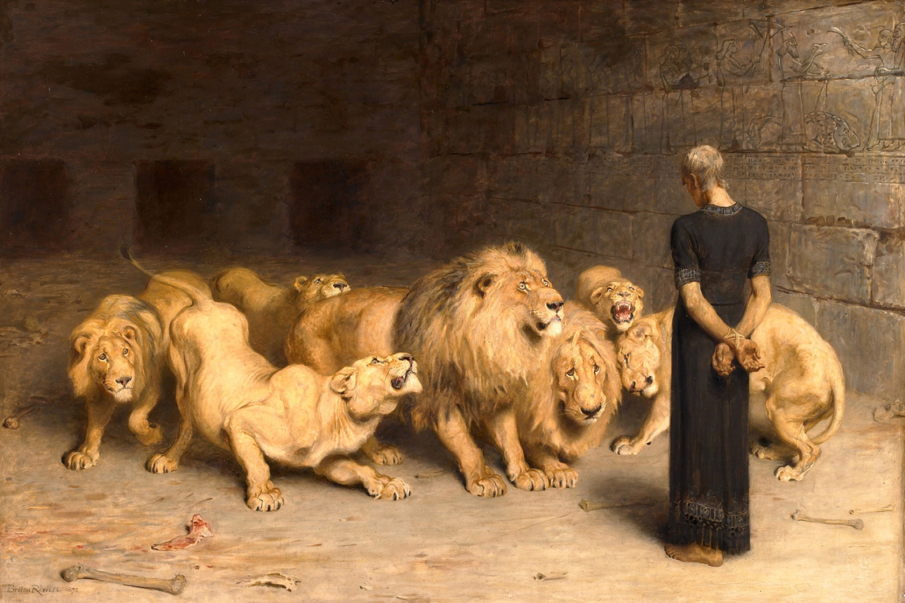 Daniel In The Lions Den 1872 By Briton Riviere Print Poster Etsy Finland Daniel In The Lions Den 1872 By Briton Riviere Print Poster Etsy Finland