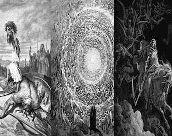 Gustave Dore Set Of 3 Prints