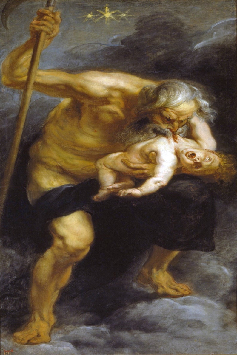 Peter Paul Rubens Saturn Or Saturn Devouring His Son Print | Etsy