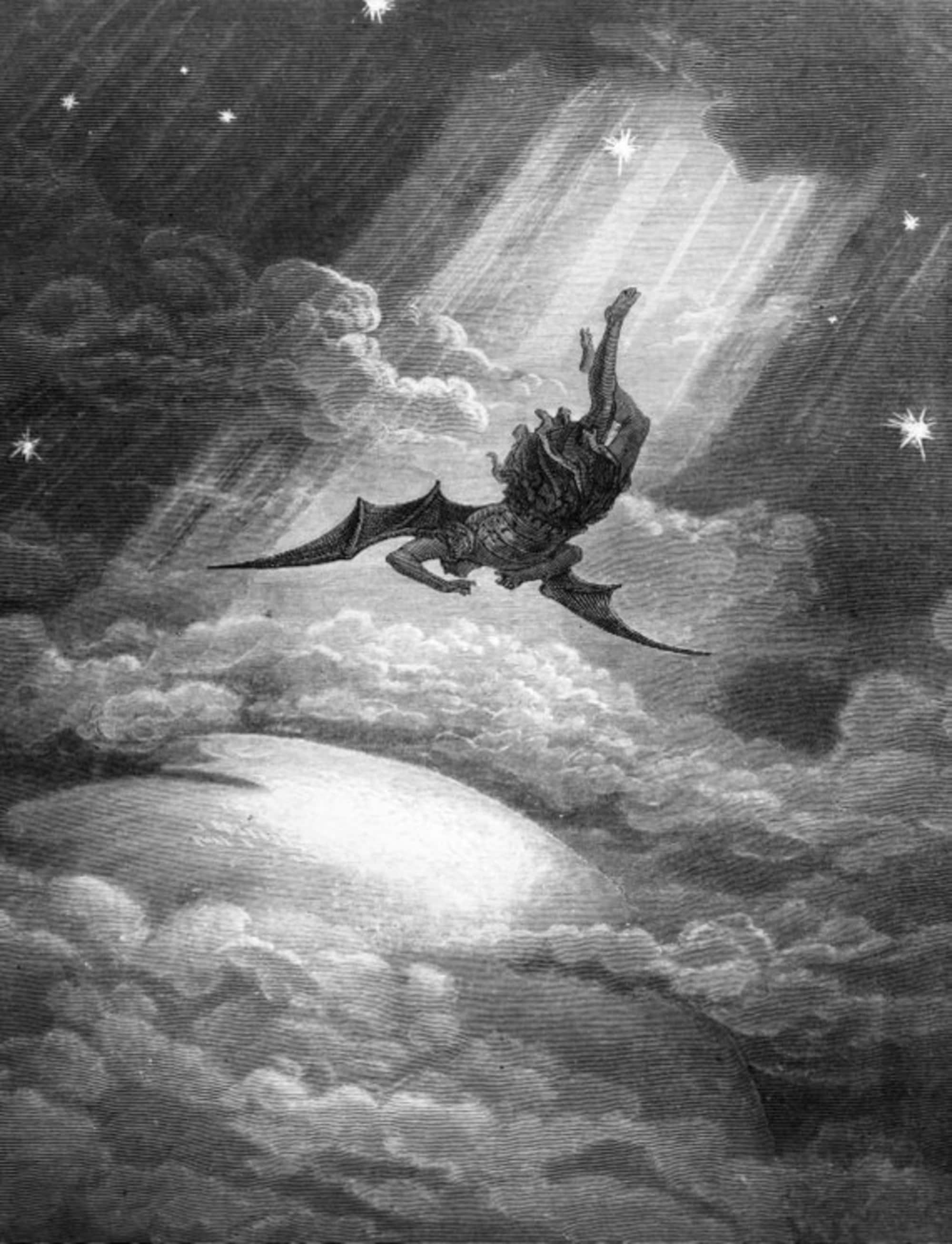 Gustave Dore Satan From Paradise Lost By John Milton Print Etsy Gustave Dore Satan From Paradise Lost By John Milton Print Etsy