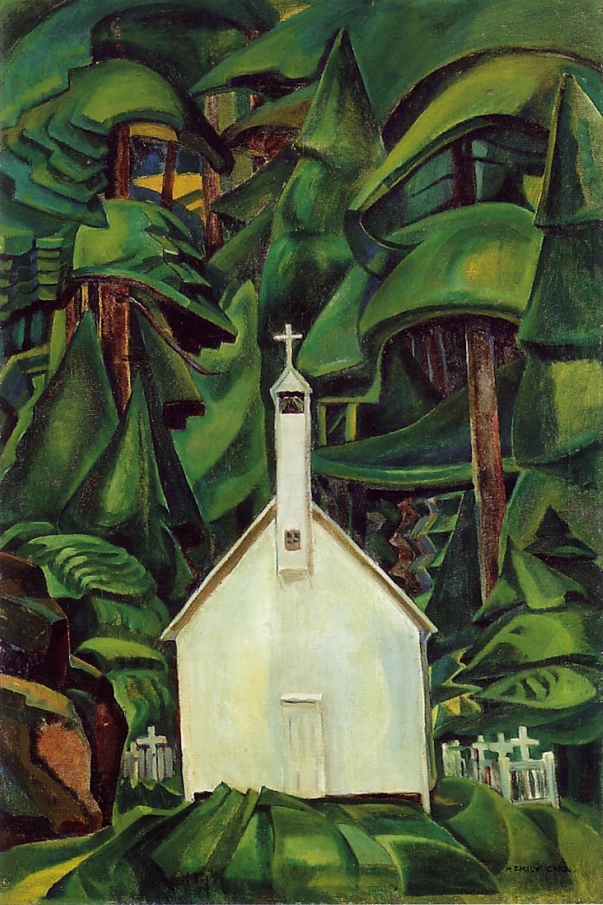 Indian Church Emily Carr Print Poster