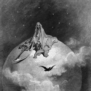 Gustave Dore - The Raven Print Poster