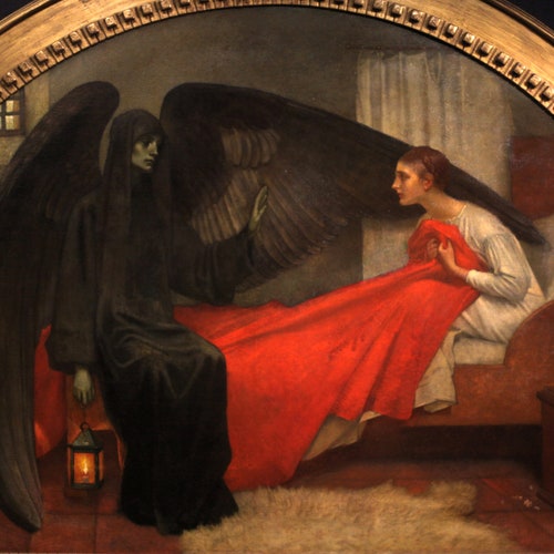 Death and the Maiden 1900 Death by Marianne Stokes Print - Etsy