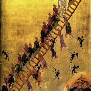 Saint Catherine's Monastery - The Ladder Of Divine Ascent Print Poster