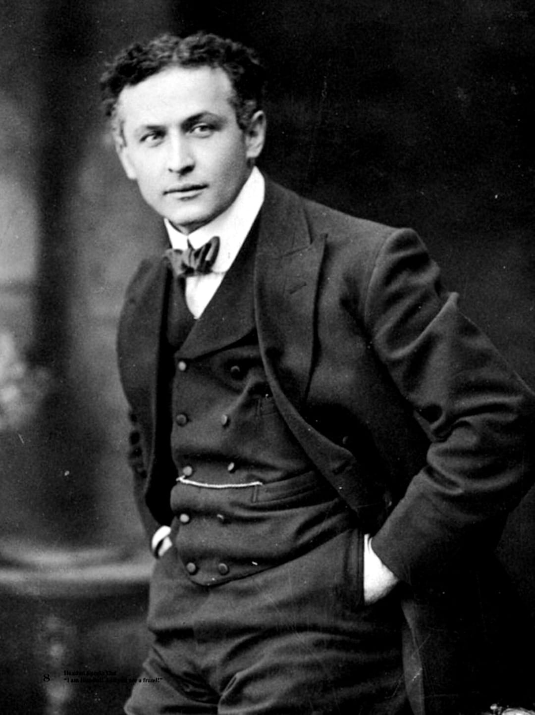 Harry Houdini Portrait 1913 Print Poster - Etsy