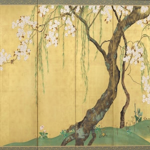 Cherry Tree By Sakai Hoitsu Print Poster