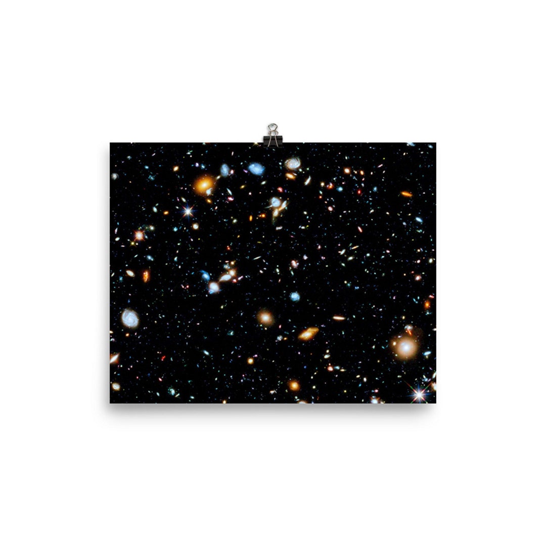 Hubble Ultra Deep Field Print Poster - Etsy
