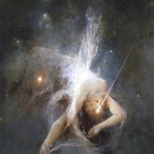 Falling Star - Witold Pruszkowski 1884 Print Poster