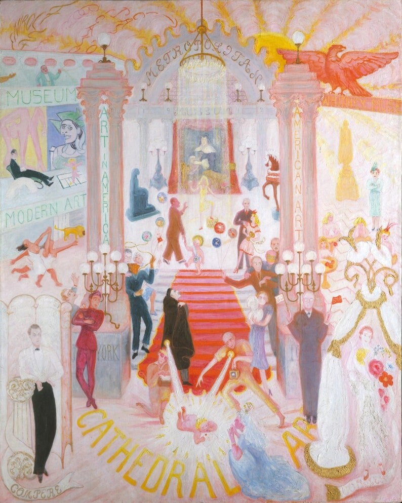 The Cathedrals Of Art - Florine Stettheimer Print Poster