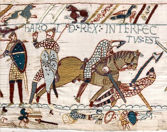 Bayeux Tapestry Print - Etsy
