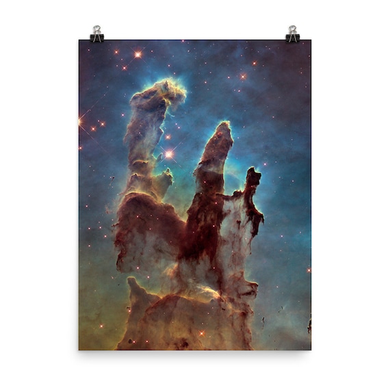 Pillars of Creation Print Poster Etsy