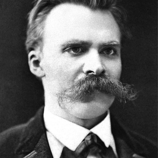 Friedrich Nietzsche Portrait Print Poster