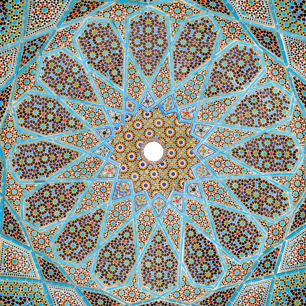 Ceiling Of Hafez Tomb Print Poster