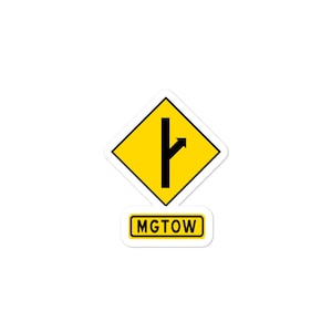 Sticker MGTOW mannen gaan hun eigen weg