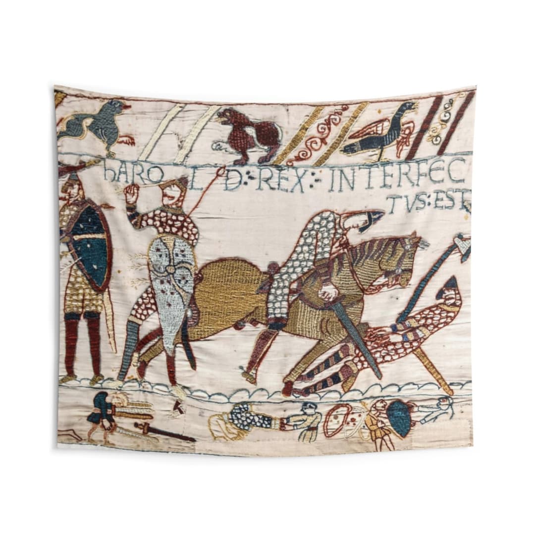 Bayeux Tapestry Battle of Hastings Wall Tapestry Etsy