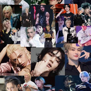 May include: A collage of various images featuring multiple people. The images showcase a variety of poses and expressions, with a focus on fashion and style. The color palette includes a mix of natural and vibrant tones.