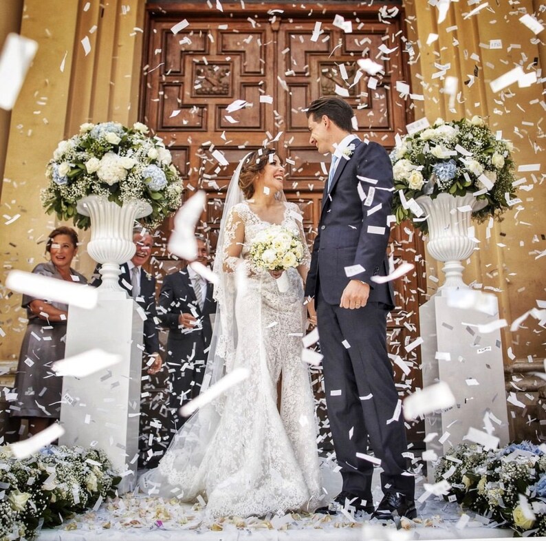 Wedding Confetti Cannon Biodegradable Confetti Poppers Etsy