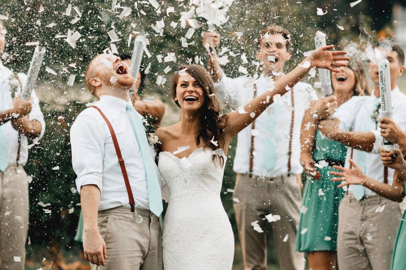 Wedding Confetti Cannon Biodegradable Bulk Water Soluble Etsy